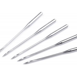 Lot 5 aiguilles machine 130/705H AKRA / Cuir 100