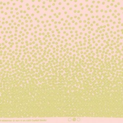 Tissu patchwork MICHAEL MILLER brillant MC6305-BLUS-D : Confetti Border Pearlized Blush / 25 cm