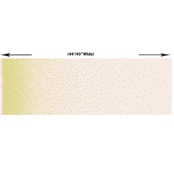 Tissu patchwork MICHAEL MILLER brillant MC6305-BLUS-D : Confetti Border Pearlized Blush / 25 cm