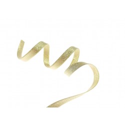 Biais lurex très doux 20 mm pré-plié 10 mm / 6622 Or clair