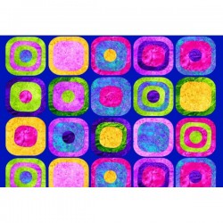 Tissu patchwork PAINTBRUSH STUDIO - Marblehead Rock Around the Rock 6561 - Coupon 50 x 55 cm