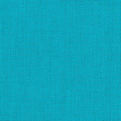 Tissu cretonne coton Colombine - Bleu turquoise / 10 cm