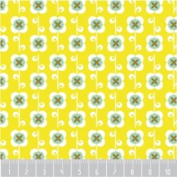 Tissu patchwork CHRISTEL G. DESIGN : Small Bouquet of Flowers - Coupon 50 x 78 cm