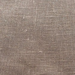 Toile de lin naturelle flammée pailletée - Argent / 10 cm