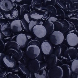 Lot de 10 jeux complets de pressions KAM 20/T5 - B02 Noir Bleuté