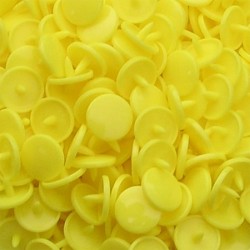 Lot de 10 jeux complets de pressions KAM 20/T5 - B07 Jaune citron