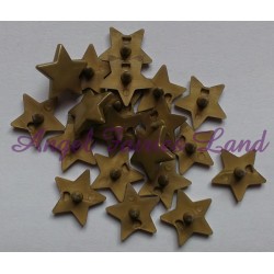 Lot de 10 jeux complets de pressions KAM Etoiles - B11 Bronze