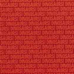 Tissu patchwork MICHAEL MILLER CX5875-REDX-D : Dinosaurs ! - Coupon 50 x 55 cm