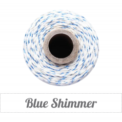 Ficelle coton BAKER'S TWINE USA métallisée / M