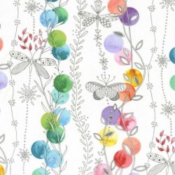 Tissu patchwork MICHAEL MILLER DC6108-MULT-D : Patio lights - Coupon 50 x 55 cm