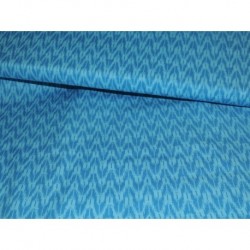 Tissu patchwork MICHAEL MILLER DC6275-OCEA-D : Hani Indo Ikat ocean - Coupon 50 x 55 cm