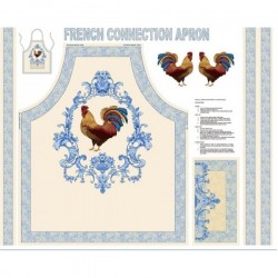 Tablier à coudre PAINTBRUSH STUDIO - French Connection 6701 - Panneau 87 x 110 cm