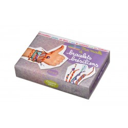 KIT DIY Ma malle à bracelets brésiliens FLEURUS / Coffret contenant livre et matériel