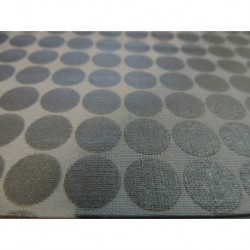 Tissu patchwork MICHAEL MILLER brillant DM2999-PLAT-D : Mirror ball dot platinum - Coupon 50 x 55 cm