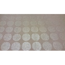 Tissu patchwork MICHAEL MILLER brillant DM2999-RICE-D : Mirror ball dot rice - Coupon 50 x 55 cm