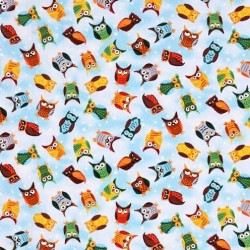 Patchwork fabric PAINTBRUSH STUDIO - Nite Owls 7061 - Cutting 50 x 55 cm