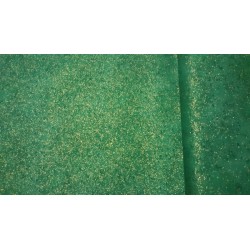 Tissu déco MICHAEL MILLER brillant CM0376-EVER-D : Fairy Frost Evergreen - Coupon 50 x 55 cm