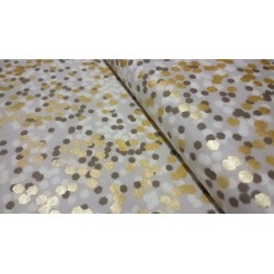 Tissu patchwork MICHAEL MILLER brillant MD6460-MIST-D : Shimmer Reflection gris - Coupon 50 x 55 cm