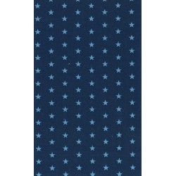 Tissu FROU-FROU coton imprimé étoiles / 10 cm