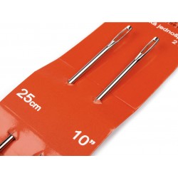 Lot 2 aiguilles à coudre longues, spéciales matelas/ameublement