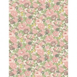 Biais LIBERTY® motif Betsy Ann rose 3257C / 1 m