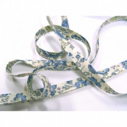 Biais LIBERTY® motif Felicite bleu 1081B / 1 m