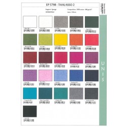 Tissu FROU-FROU coton Kirigami Mini's 111 Turquoise / 10 cm